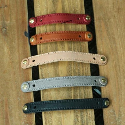SKLO 首かけタッチペンホルダー+レザーマスクバンド　Longタイプ【Camel】