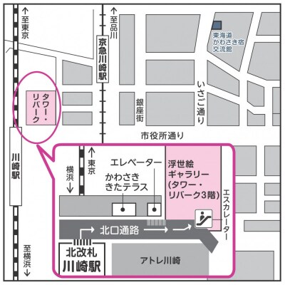 川崎浮世絵ギャラリーをご覧いただける年間パスポート引換券