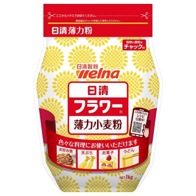 日清　小麦粉　フラワー　1kg×15個(計15kg)