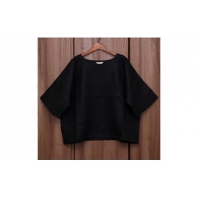 Soleilオリジナルバタフライシャツ ブラック