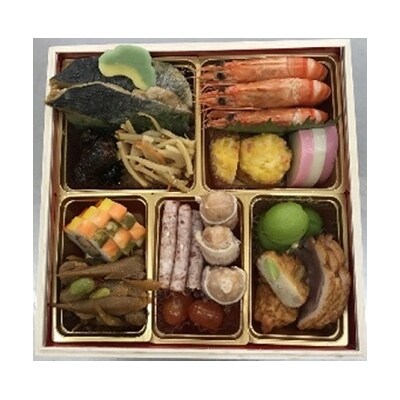 2020年迎春『里山のおせち』白木三段重