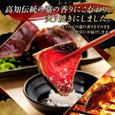 藁焼きかつおのたたき4節セット 2種の調味料(タレ・塩)付き 訳あり 鰹タタキ 魚介類加工品 冷凍