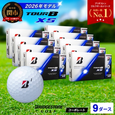 9ダース TOUR B XS コーポレートカラー(白)【2026年モデル】 ブリヂストン