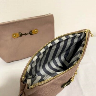 舟形ポーチ PINK bl005-aa