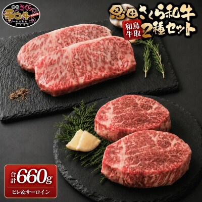 鳥取和牛恩田さくら和牛セット(ヒレ計300g・サーロイン計360g)