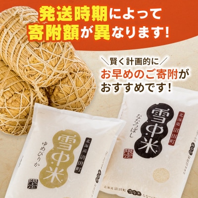 《訳あり》令和7年産 特Aランク米 ななつぼし 精米 20kg【7月発送】nr-1507