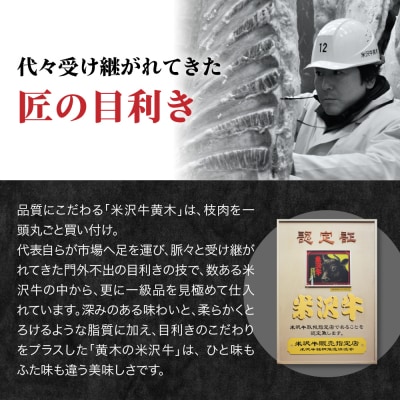 【銀座店・米沢牛黄木】お食事ペア招待券