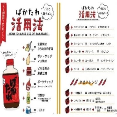 完全手作り!いろんな料理に使える万能な秘伝のたれ「ばかたれ」4本入り 26-688
