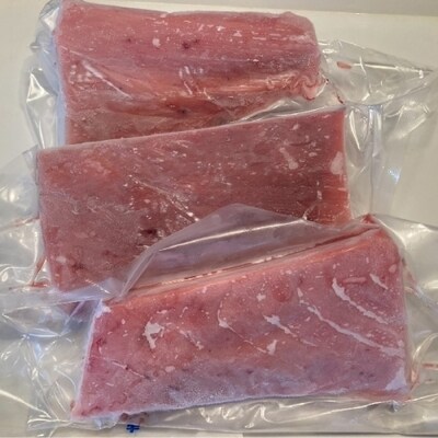 【年内配送】お刺身や漬け丼に 天然まぐろ キハダマグロ(赤身)約1kg 5～6人前 25-1000N