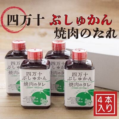 家(うち)に来る“高知”　四万十ぶしゅかん焼肉のたれ　4本セット 26-1028