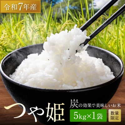 【令和7年産】つや姫 5kg×1 CO2削減 環境配慮米|7年産米 つや姫 ブランド米