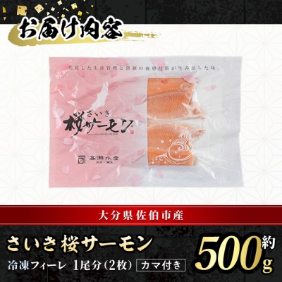 さいき 桜 サーモン フィーレ (1尾分・約500g) 