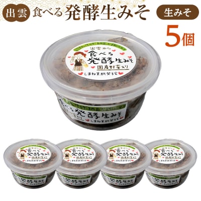 出雲の食べる発酵生みそ250g×5個
