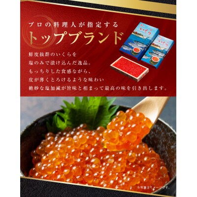 【農林水産大臣賞受賞】 マルア阿部商店特選 塩いくら 400g 北海道産 海鮮