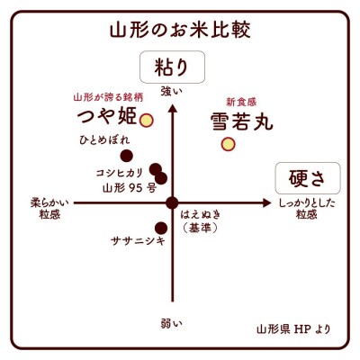 令和4年産 無洗米キューブつや姫・雪若丸詰合せ2合×20個 0059-2221