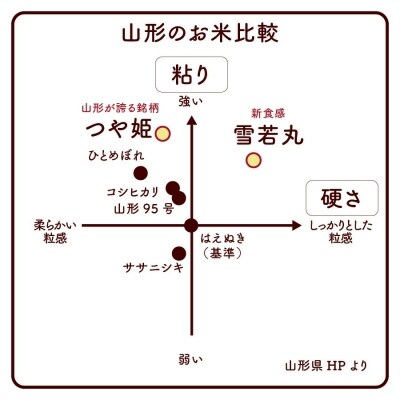 令和3年産 無洗米キューブつや姫・雪若丸詰合せ2合×40個 0059-2122