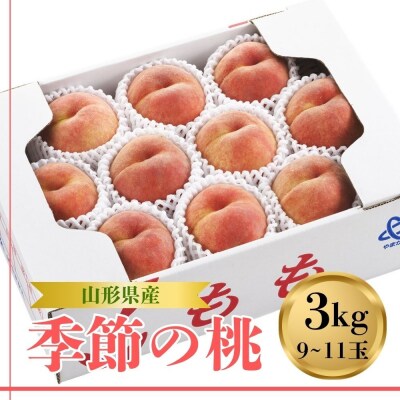 季節の桃(品種おまかせ)3kg　0060-2610