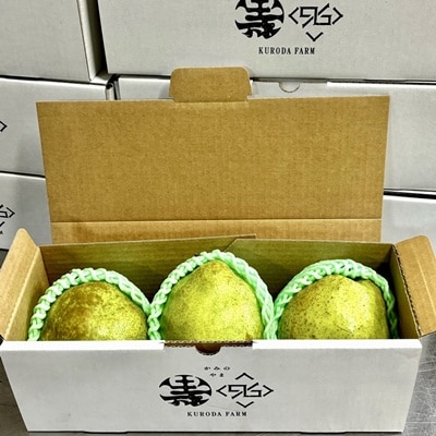西洋梨(ラフランス)大玉3玉　贈答品　0102-2603
