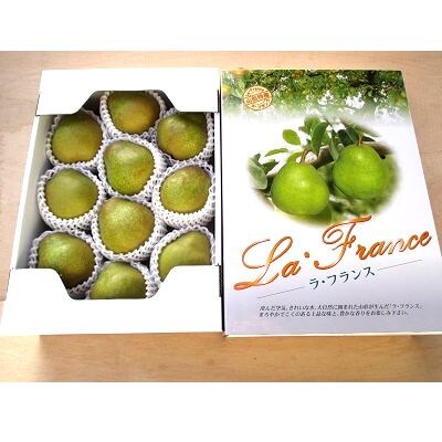 西洋梨(ラフランス)3kg　贈答用　化粧箱入り　0110-2603