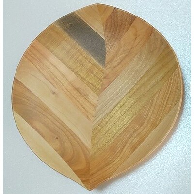 【果樹から生まれたくだものうつわ】木の葉皿(中)2枚セット　0058-2201