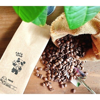 自家焙煎「かみのやま温泉焙煎所」スペシャルブレンドコーヒー豆100g　0124-2501