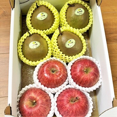 ふじりんごとゴールドラ・フランス詰合せ　1.5kg～2kg　0120-2604