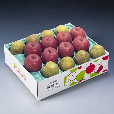 ラ・フランスとりんご詰め合わせ　5kg　0020-2619