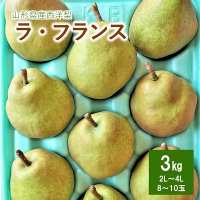 西洋梨(ラ・フランス)3kg　0025-2615