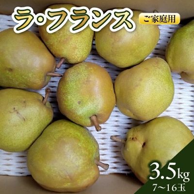 西洋梨(ラ・フランス)3.5kg　ご家庭用　0142-2611