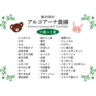 【2026年7月～発送】アルコアーナ農園野菜セット　Mサイズ　0148-2608