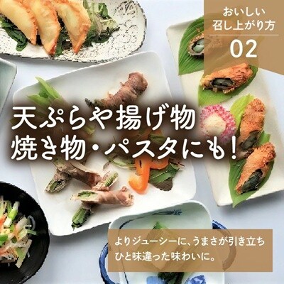 【ここでしか選べない野菜】GI登録「小笹うるい」(露地栽培)　150g×8袋　0060-2601