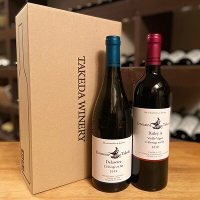 【タケダワイナリー】ドメイヌ・タケダ　ベリーA古木、デラウェア樽熟成セット　0147-2617