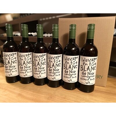 【タケダワイナリー】ブラン・ド・ノワール樽熟成　6本　0147-2612