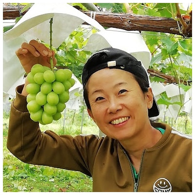 【樹上完熟】シャインマスカット　1房(もぎたて直送)　0148-2613