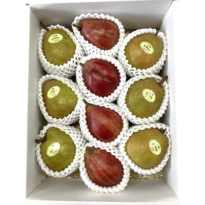 【リーガル・レッド・コミス】と【ラ・フランス】の詰合せ　3kg　0078-2601