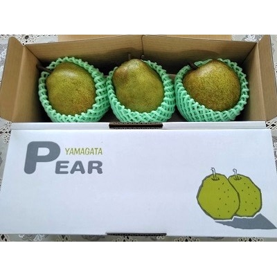 西洋梨(ラ・フランス)特大(5～6L)3玉　特秀品　0042-2513