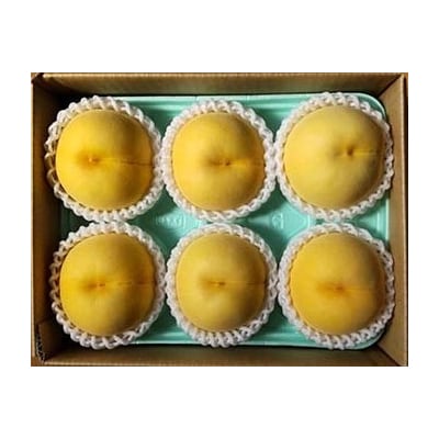 【数量限定】桃(黄貴妃)特秀品【2kg箱に1.8kg～2.2kg詰め】　0106-2601
