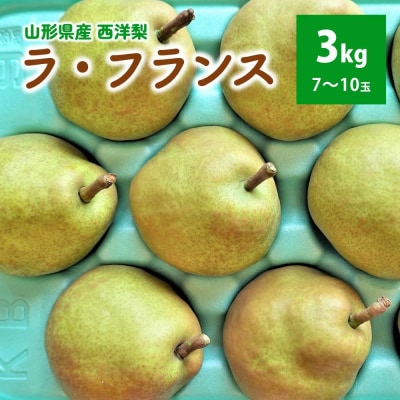 西洋梨(ラ・フランス)3kg　ご家庭用　0025-2616