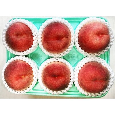 太陽の恵【特秀品】さくら白桃【2kg箱に1.8kg～2.2kg詰め】　0106-2604