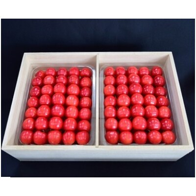さくらんぼ(紅秀峰)1kg(500g×2パック)桐箱入　手詰め　0056-2612