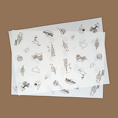 ご縁をつなぐ神宿る紙「加勢鳥和紙」グッズセット　0145-2501