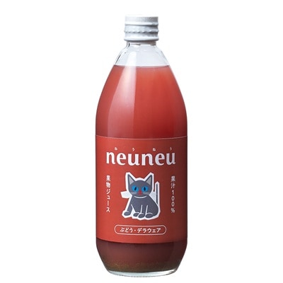 neuneu(ねうねう)デラウェア果汁100%ジュース　600ml　0164-2504