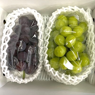 フルーツセット(ぶどう詰め合わせ、ラ・フランス)【定期便:全2回】　0065-2601