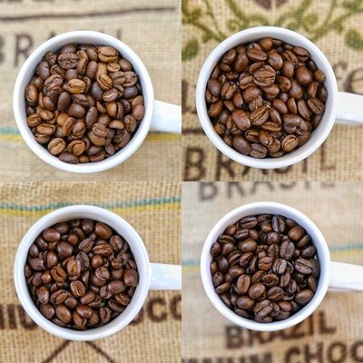 四季ブレンド飲み比べ　コーヒー【豆】200g×4種　0166-2519