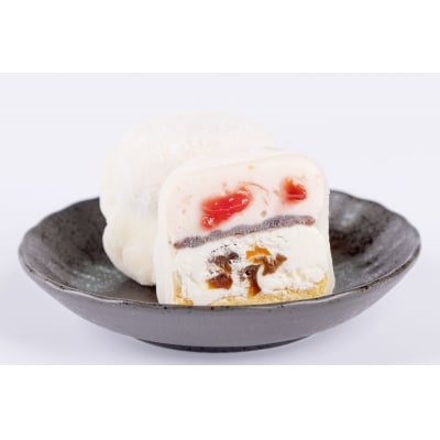 山形のうまいもの食品3冠達成!プレミアムさくらんぼアイスケーキ大福　6個　0123-2505