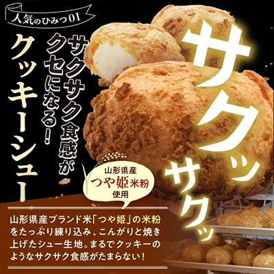 かみのやまシュー 20個 シュークリーム  0048-2616