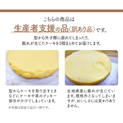 <訳あり>名古屋コーチン卵のクリームチーズケーキ[020N05]