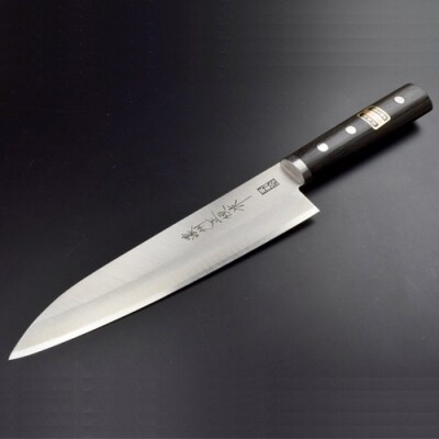 DPクラッド剣型包丁180mm 濃州正恒作 丸口金付 (C-122M)