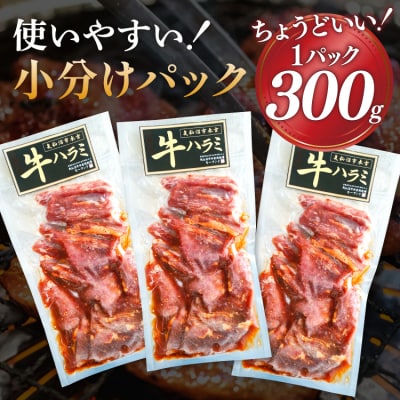 大人気!特製タレ漬 牛ハラミ 計900g (300g×3p) [モ～ランド 20564312]
