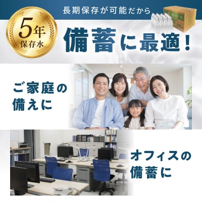 安心・安全　国産長期保存水　～体にやさしい軟水～ [166I01]
